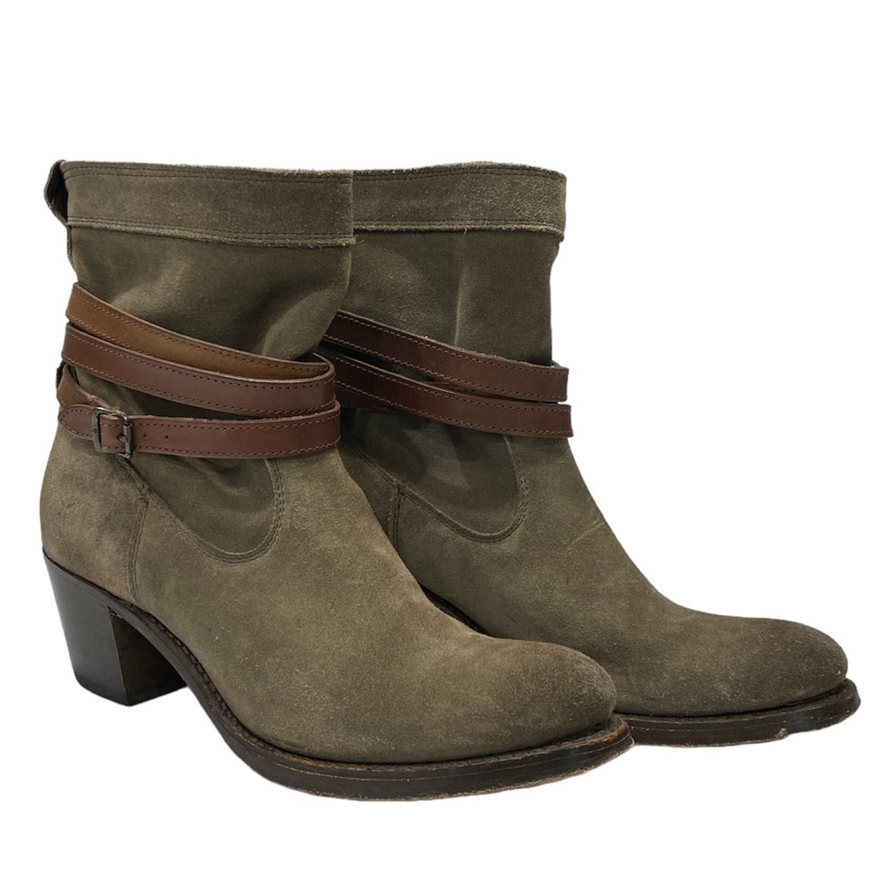 FRYE | Suede Leather Short Moto Boot Size 8.5